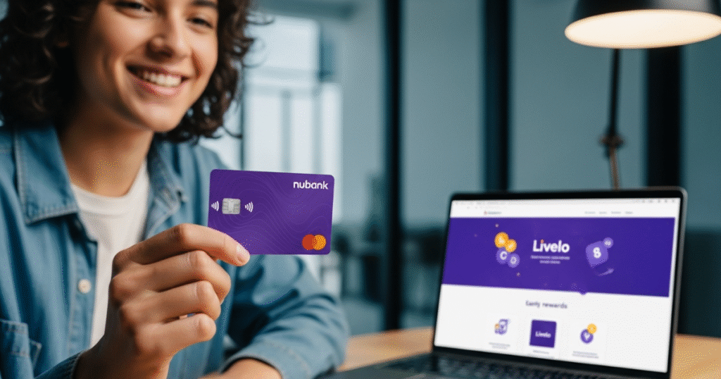 Ganhar pontos Livelo com cartão Nubank